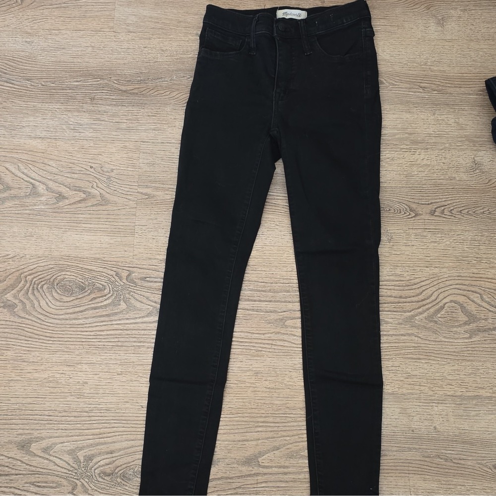 Madewell Roadtripper Skinny Black Jeans Women's Size 24